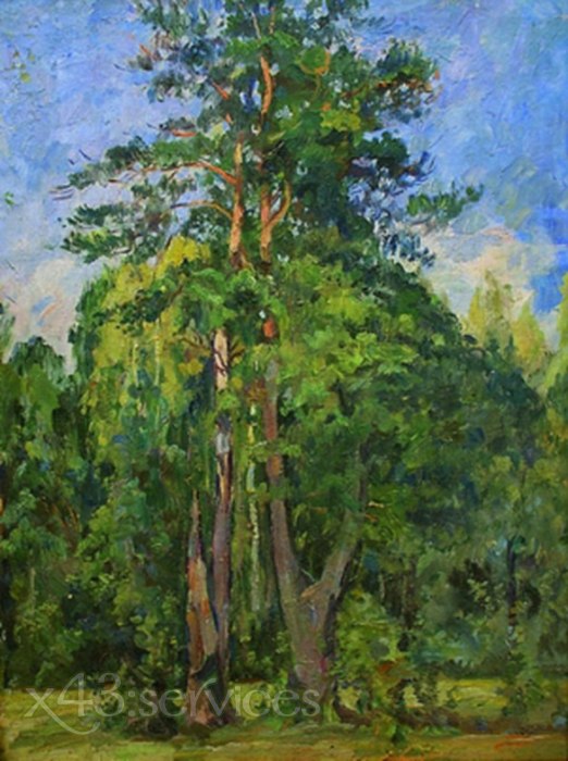 Aristarkh Lentulov - Kiefern - Pines
